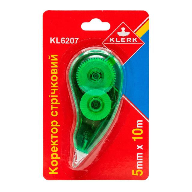 Коректор-стрічка KLERK (KL6207), з ковпачком 5мм, 10 м